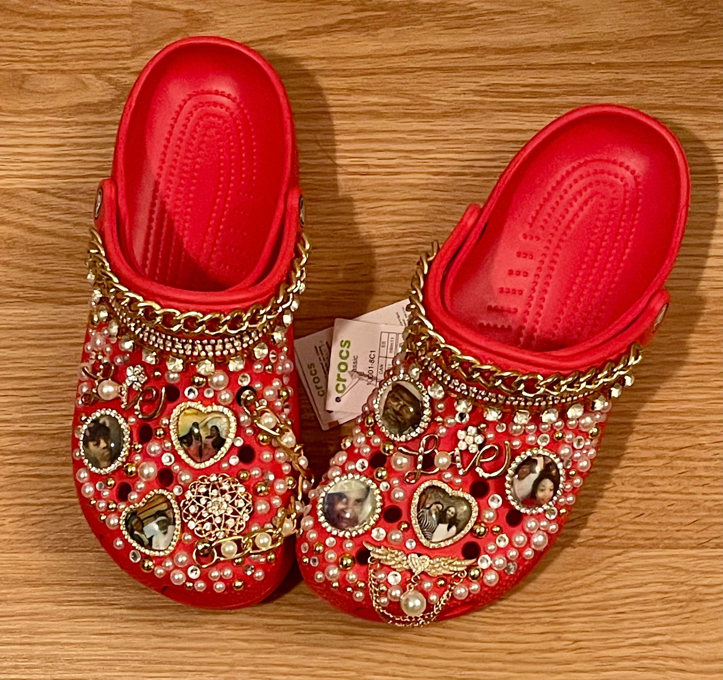 All Blinged Out Custom Crocs 9-adult